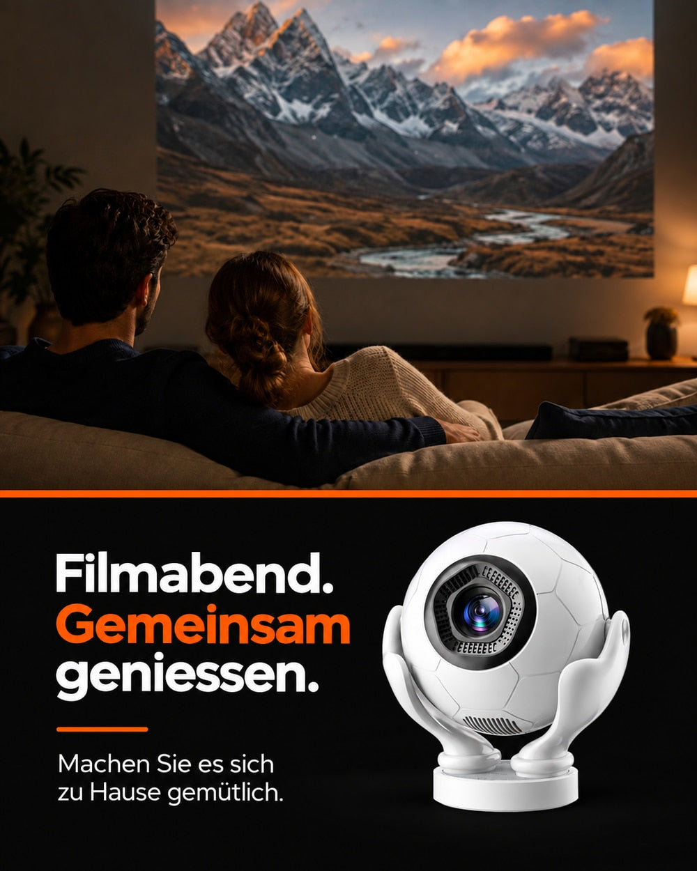 Mini projector – product view 2