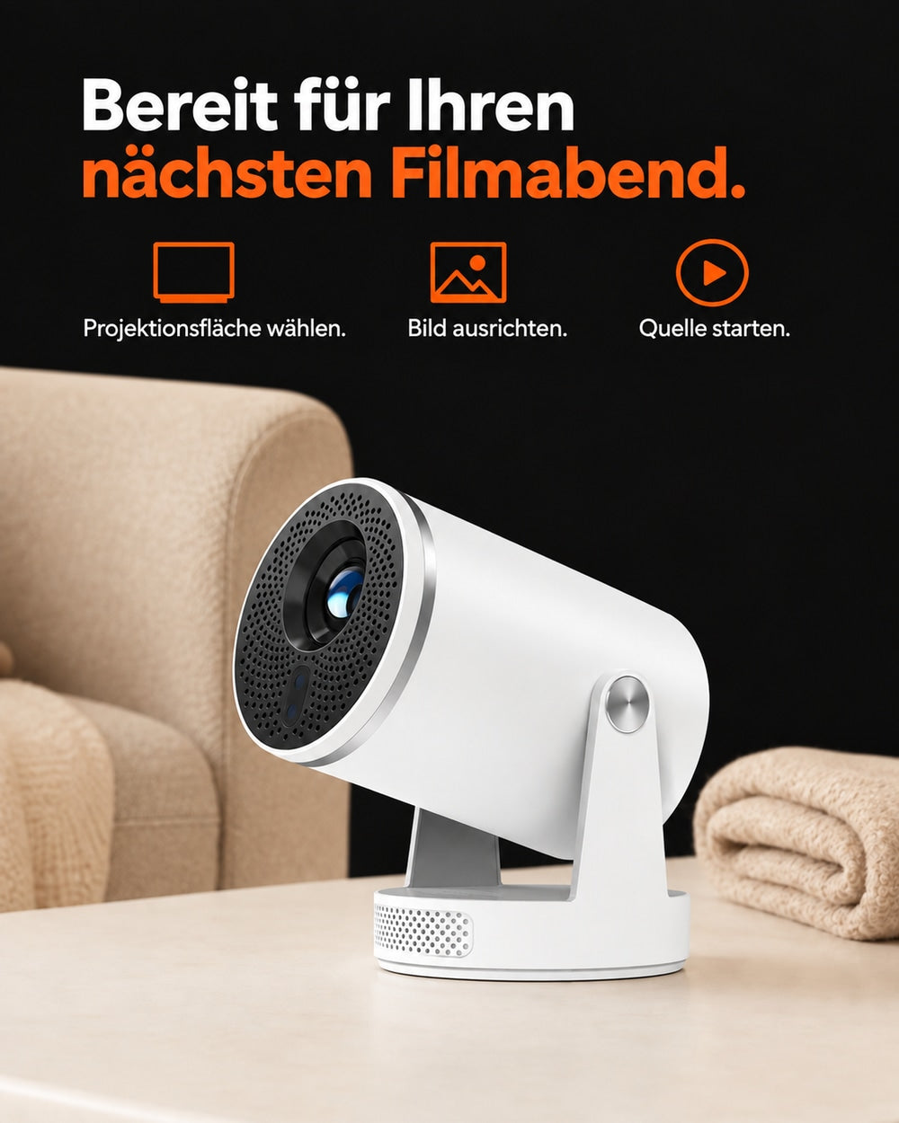 Mini projecteur – vue du produit 10