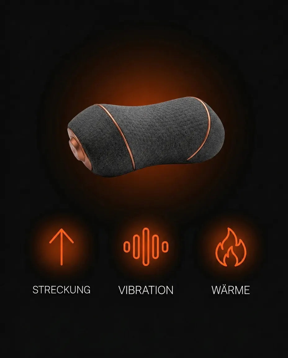 Neck massager for neck, shoulders and back – with heat and intensity levels – product image 9