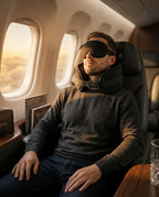 Travel pillow with all-round support and sleep mask – restful sleep on the go – product image 2