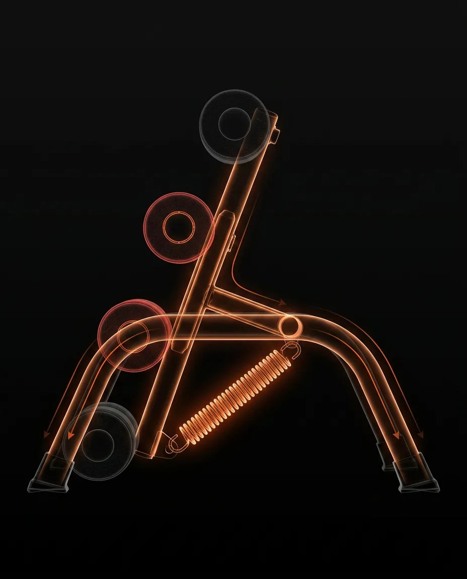 Back trainer with adjustable angle – stretching and core training at home – product image 12