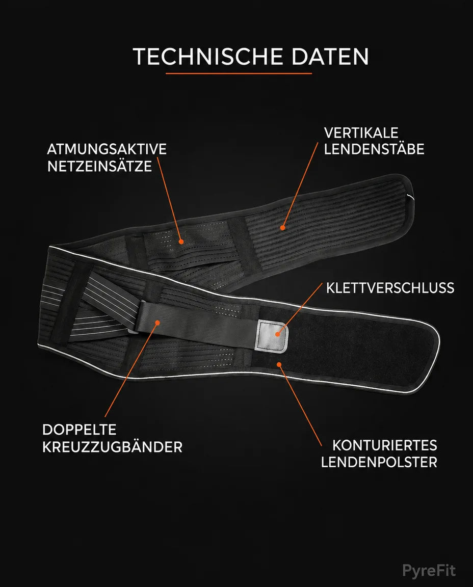 Ceinture dorsale à molette – soutien réglable du dos et de la taille au quotidien – image du produit 8