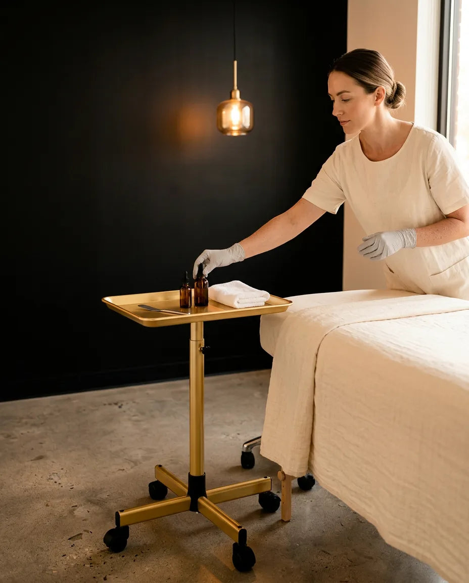 Height-Adjustable Rolling Beauty Cart – Keep Your Tools Within Reach – product image 2