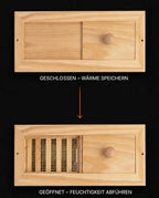 Wooden Sauna Air Vent – Adjustable Ventilation with Slider – product image 9