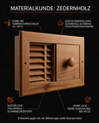 Wooden Sauna Air Vent – Adjustable Ventilation with Slider – product image 13