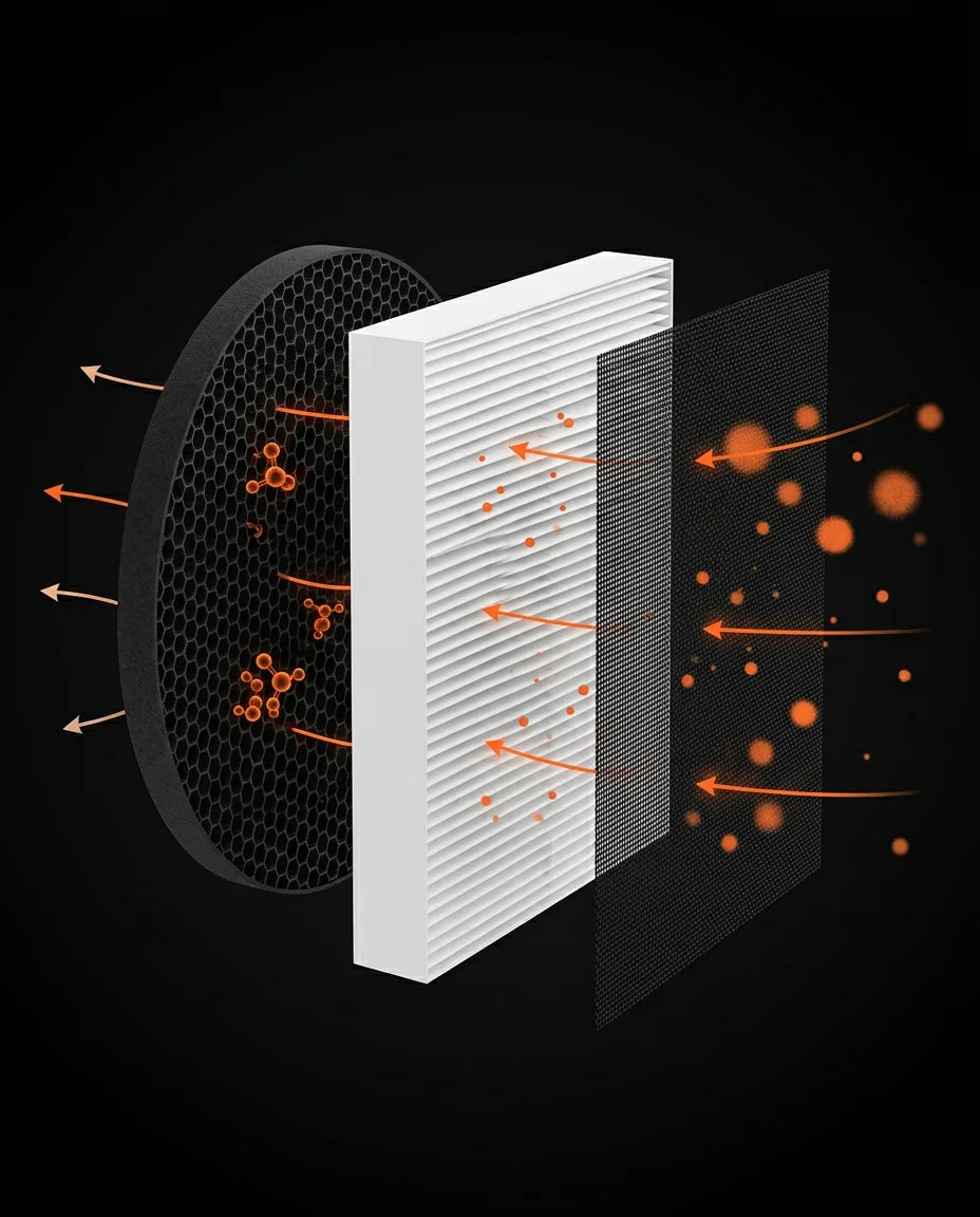 Air purifier with aroma function – fresh air and a delicate scent for bedroom and office – product image 13