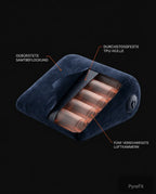 Coussin de voyage gonflable et pliable – soutien réglable pour les jambes, le dos et les genoux – image du produit 15