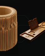 Bamboo Bathtub Caddy – Extendable with Room for a Book, Tablet, Glass and Candles – product image 12