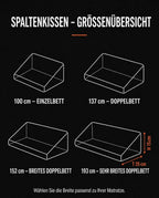 Coussin triangulaire en mousse à mémoire de forme pour le lit – inclinaison douce pour lire et se détendre – image du produit 7