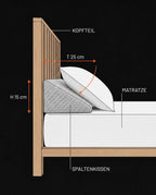 Coussin triangulaire en mousse à mémoire de forme pour le lit – inclinaison douce pour lire et se détendre – image du produit 11
