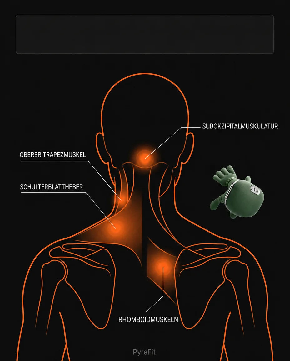 Masseur pour le cou avec chaleur – pétrissage de la nuque et des épaules après une journée au bureau – image du produit 9