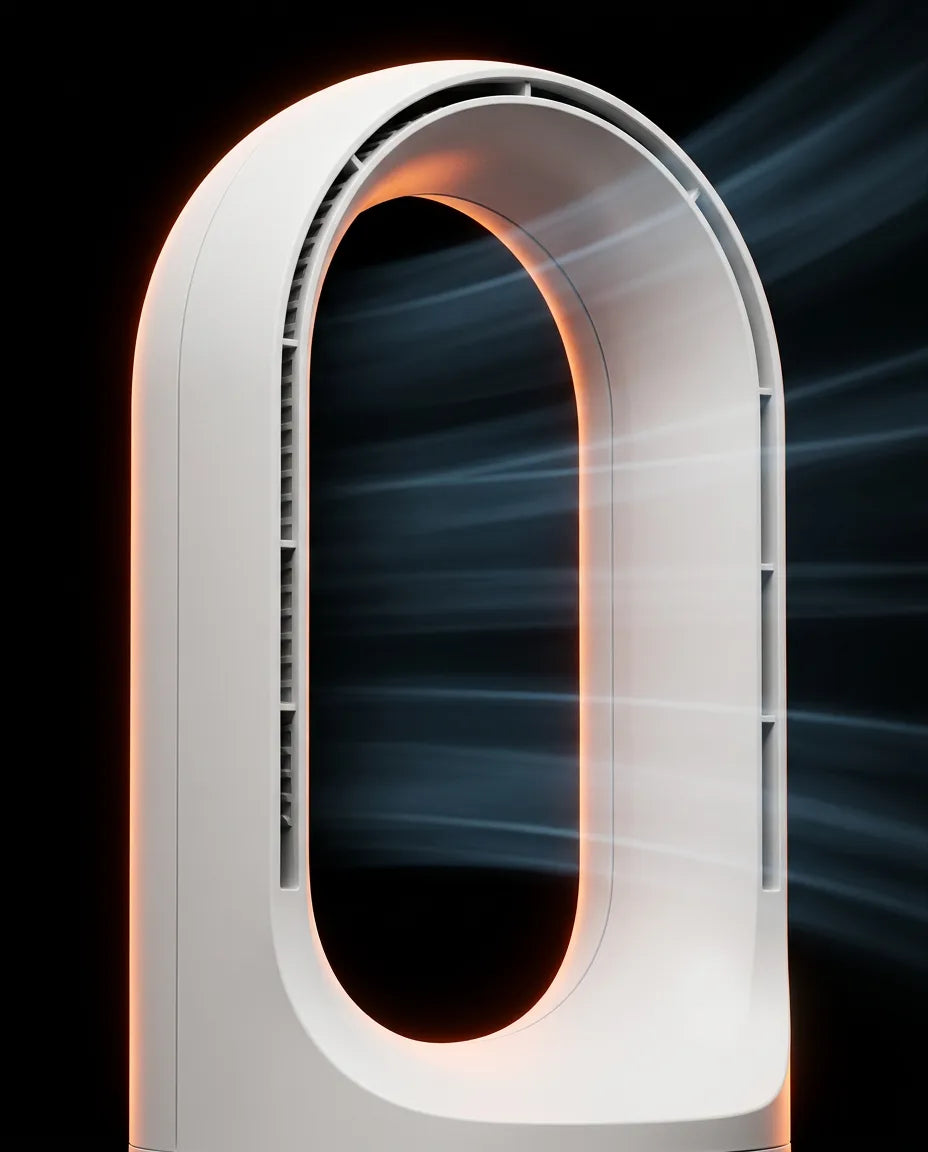 Ventilateur colonne sans pales – flux d'air silencieux pour la maison et le travail – image du produit 4