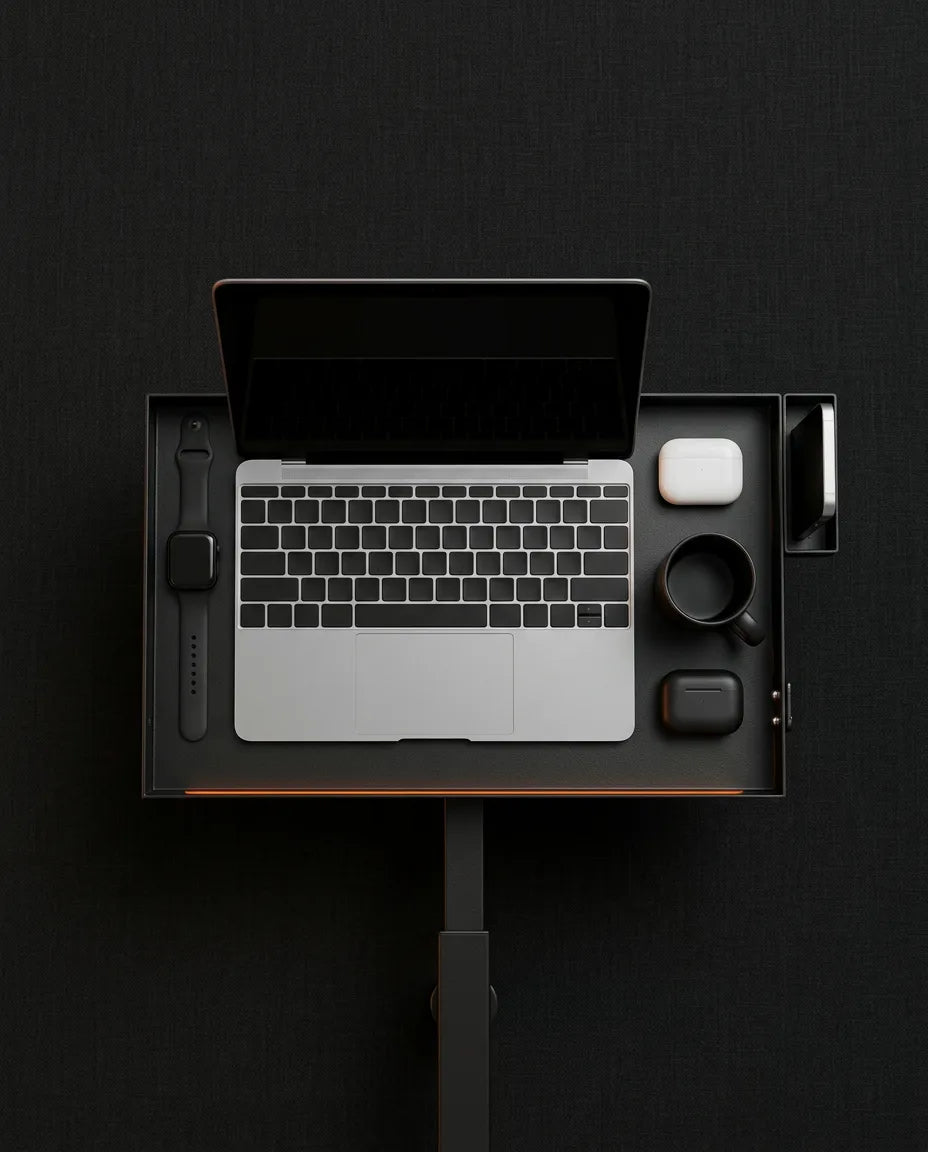Clip-On Bed Tray – Space-Saving Shelf for Laptop, Phone and Drinks – product image 7
