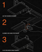 Clip-On Bed Tray – Space-Saving Shelf for Laptop, Phone and Drinks – product image 10