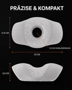 Oreiller pour dormir sur le côté avec découpe pour l'oreille – mousse à mémoire de forme pour des oreilles sans pression – image du produit 7