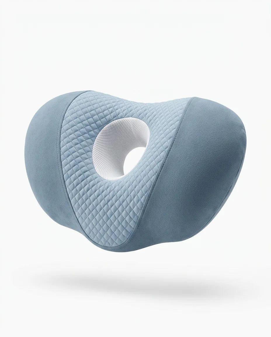 Side sleeper pillow with ear cut-out – memory foam for pressure-free ears – product image 10
