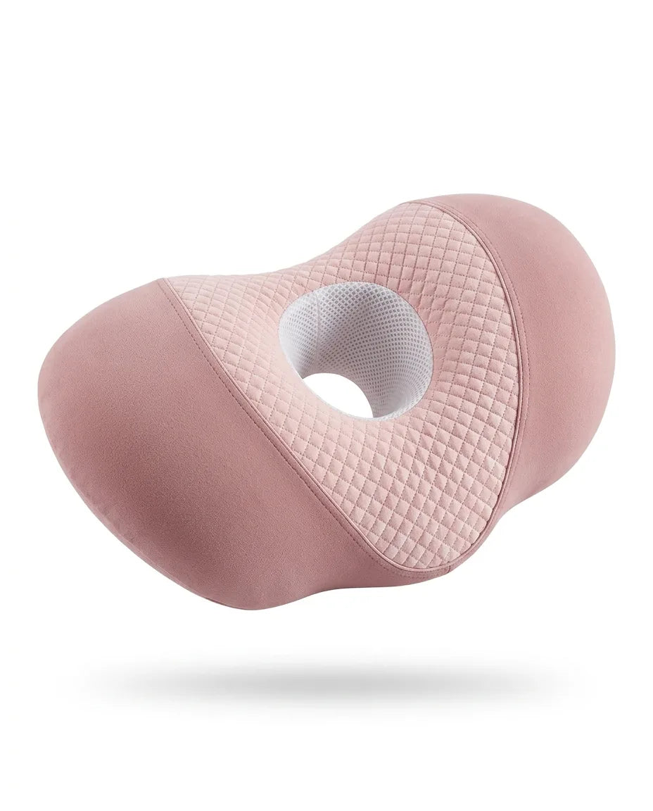 Side sleeper pillow with ear cut-out – memory foam for pressure-free ears – product image 11
