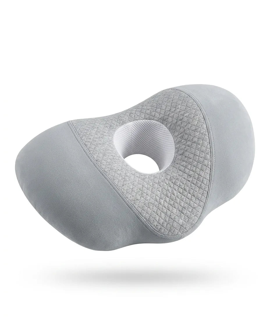 Side sleeper pillow with ear cut-out – memory foam for pressure-free ears – product image 12