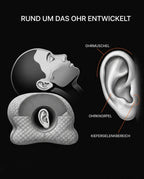 Oreiller pour dormir sur le côté avec découpe pour l'oreille – mousse à mémoire de forme pour des oreilles sans pression – image du produit 13