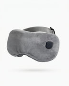 Masseur pour les yeux pliable avec chaleur – coussinet gris avec bouton de commande latéral
