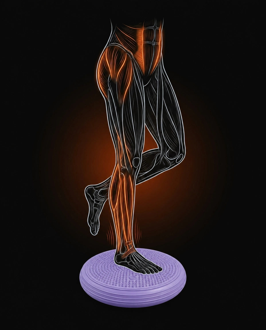 Coussin d'équilibre gonflable – entraînement de la stabilité du tronc, de la posture et de l'assise active – image du produit 13