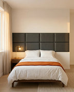Upholstered Wall Panels, Set of 8 – Peel-and-Stick Headboard Look, No Installation – product image 2