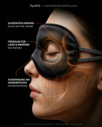 Masque de sommeil en soie à forme profilée – obscurité totale à la maison comme en déplacement – image du produit 15