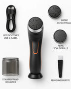 Electric callus remover with dust collector – tidy, cordless foot care – product image 10