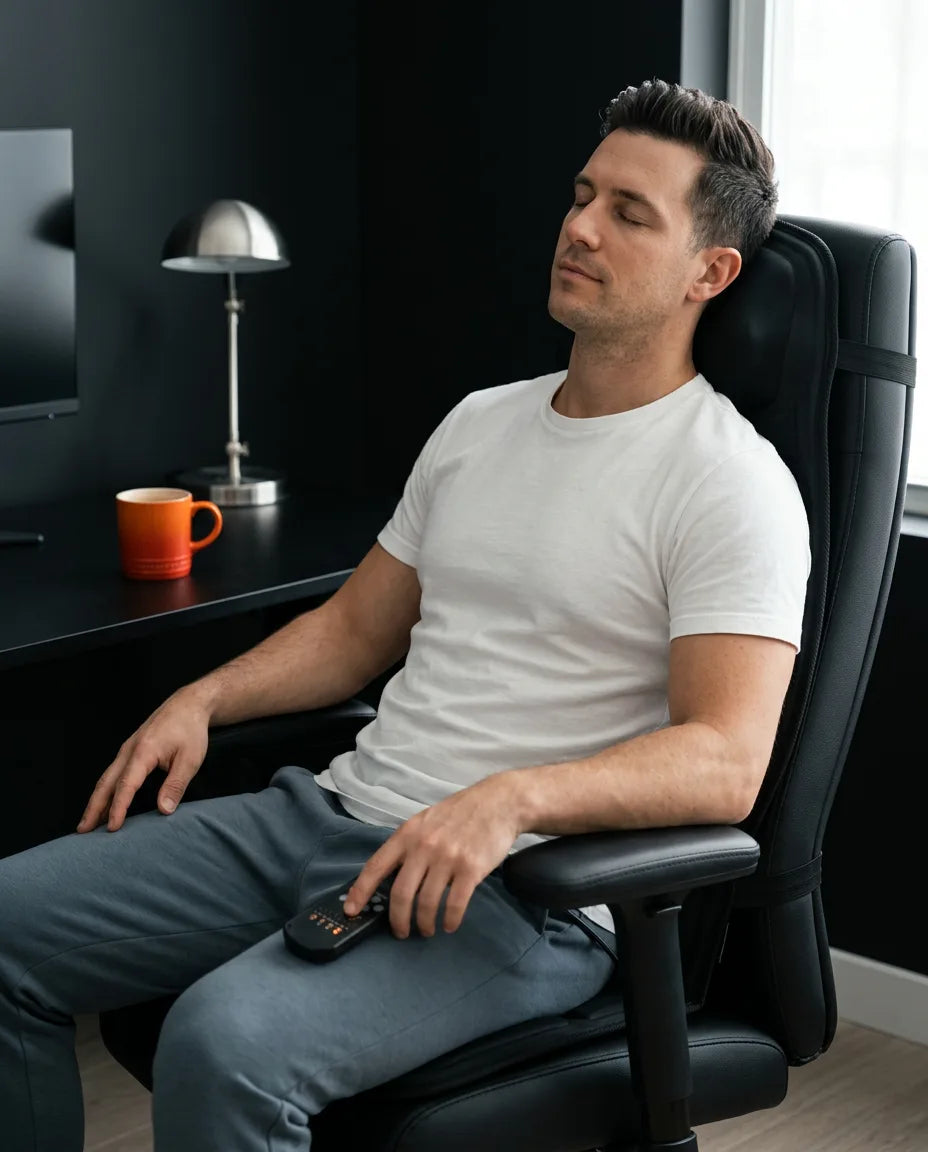 Massage Cushion for Chair, Sofa and Car – Motorized Relaxation for Neck and Back – product image 2