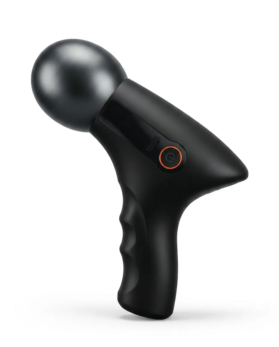 Handheld deep tissue massager – targets tension in the calves and neck – product image 9