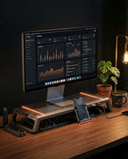 Monitor Stand with Drawer and RGB Lighting – Raise Your Screen to Eye Level – product image 2