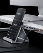 Monitor Stand with Drawer and RGB Lighting – Raise Your Screen to Eye Level – product image 6