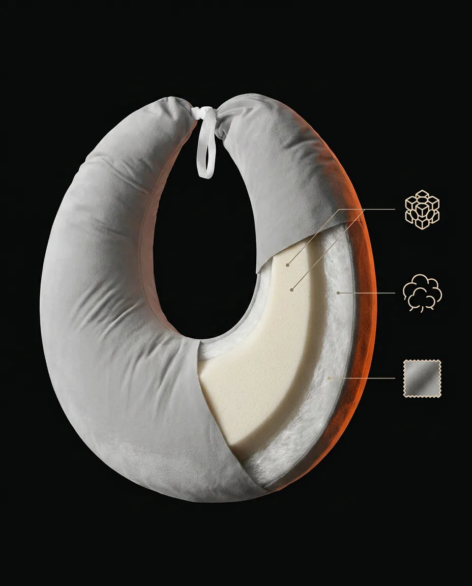 Reading pillow with armrests – for reading, gaming and working on the sofa or in bed – product image 7