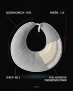 Reading pillow with armrests – for reading, gaming and working on the sofa or in bed – product image 11