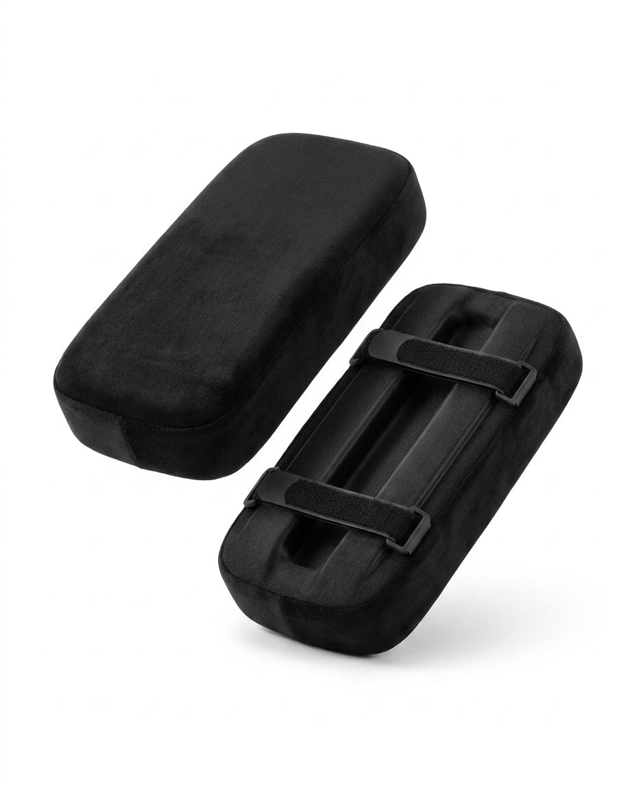 Coussins d'accoudoir, ensemble de 2 – rembourrage doux pour chaises de bureau et de jeu – image du produit 1