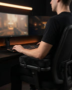 Coussins d'accoudoir, ensemble de 2 – rembourrage doux pour chaises de bureau et de jeu – image du produit 3