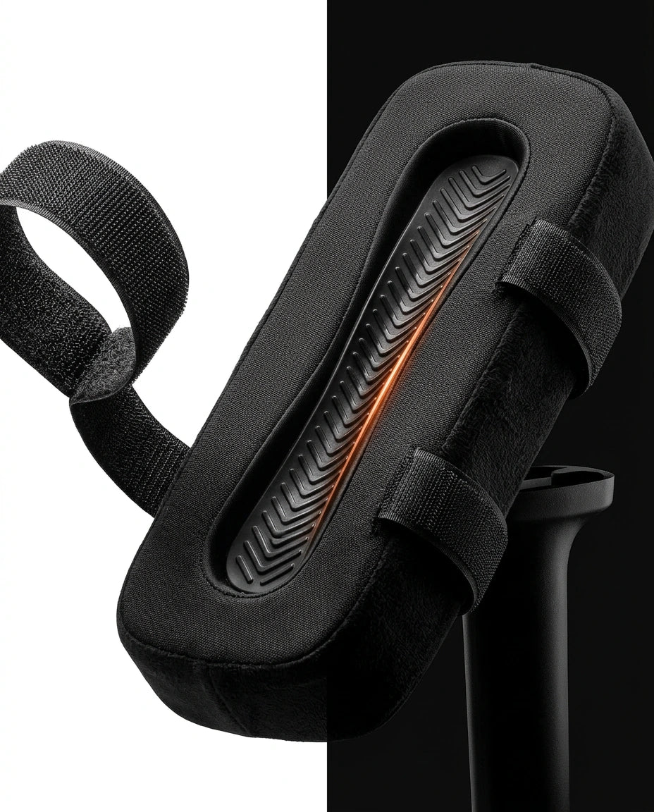 Coussins d'accoudoir, ensemble de 2 – rembourrage doux pour chaises de bureau et de jeu – image du produit 5