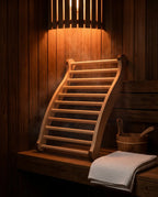 Wooden Sauna Backrest – Ergonomic Support for Spa and Bath – product image 2