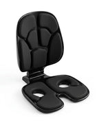 Orthopedic seat cushion with back support – upright posture, relieved tailbone – product image 8