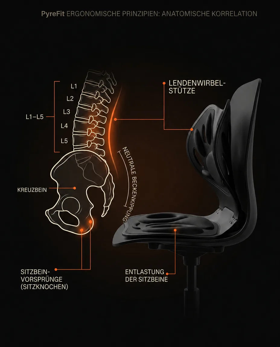 Orthopedic seat cushion with back support – upright posture, relieved tailbone – product image 11