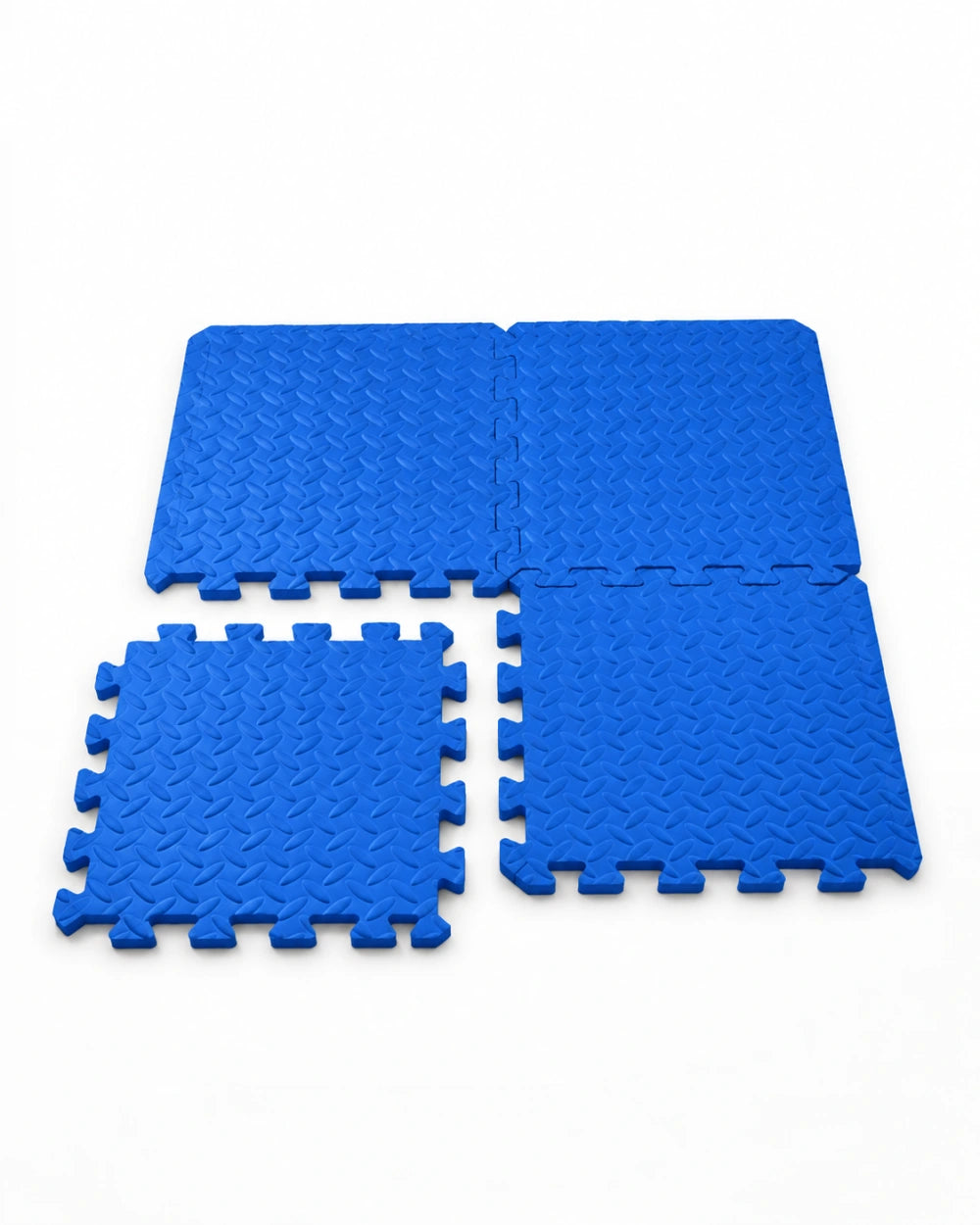 Blue EVA puzzle mat – interlocking foam tiles