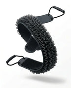 Frottoir extra-long pour le dos – sangle de lavage texturée à deux poignées – image du produit 1