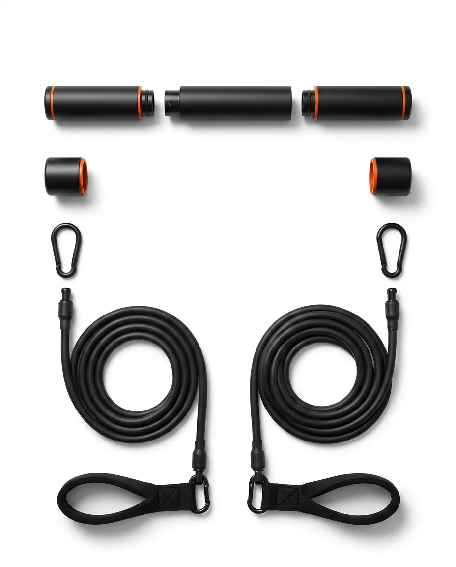Pilates Bar Kit with Resistance Bands – Joint-Friendly Home Workout – product image 7