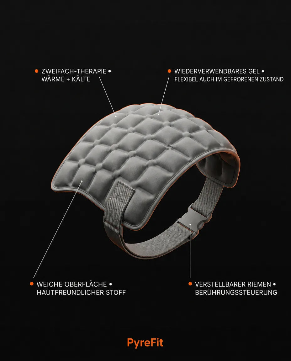 Coussin chaud-froid flexible – infographie sur la forme et les dimensions