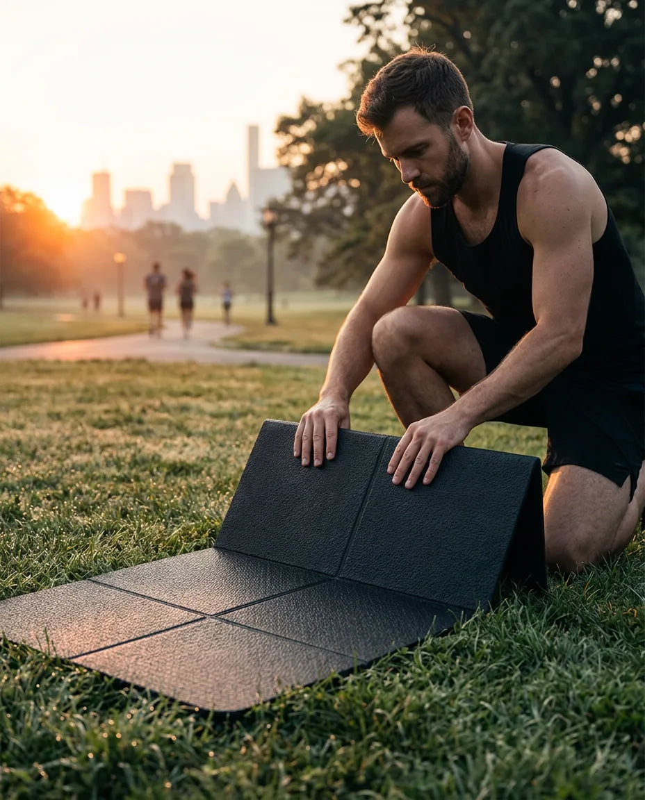 Foldable Travel Yoga Mat – Non-Slip TPE Mat for Hotels, Parks and On the Go – product image 3
