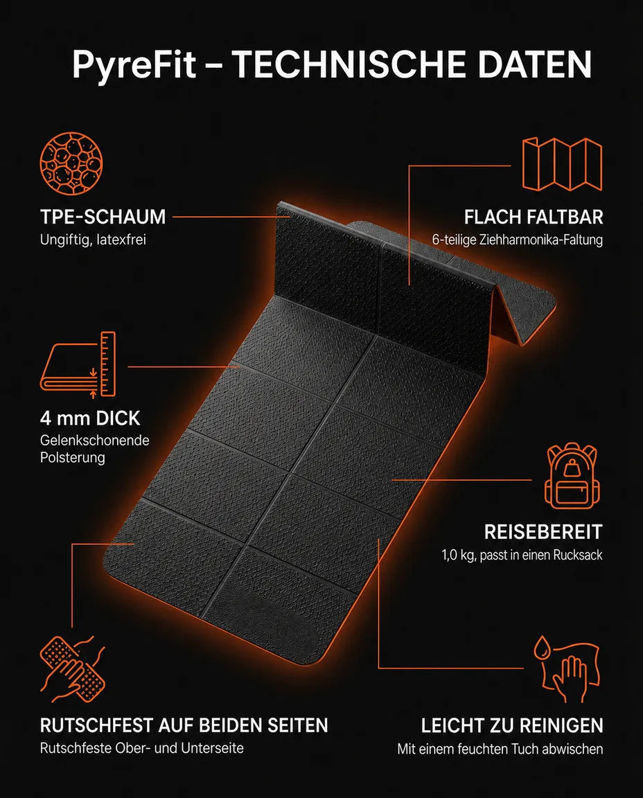 Foldable Travel Yoga Mat – Non-Slip TPE Mat for Hotels, Parks and On the Go – product image 8