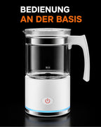 Milk frother with glass jug and base – product image 4