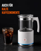 Milk frother with glass jug and base – product image 6