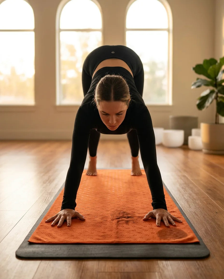 Non-Slip Yoga Towel with Silicone Grip Dots – Quick-Dry Cover for Hot Yoga and Pilates – product image 2