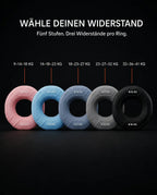 Silicone Hand Grip Trainer – Grip Strength Ring for Hands, Wrists and Forearms – product image 7